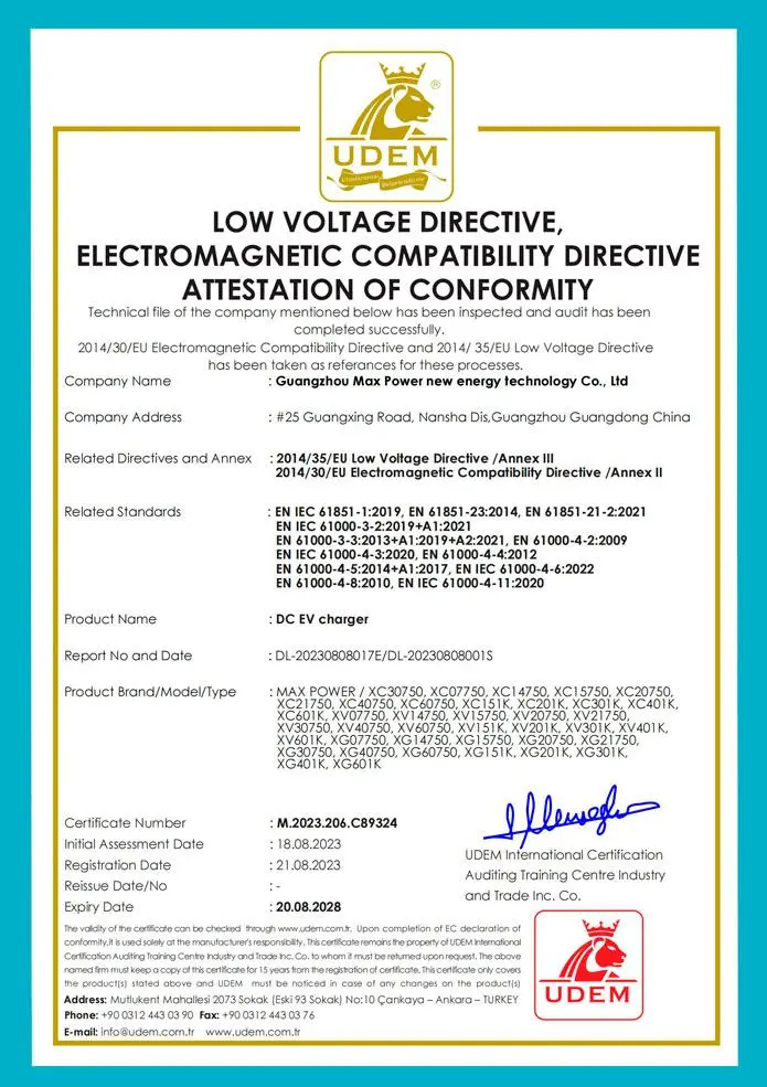 low voltage directive electromagnetic compatibility directive attestation of conformity