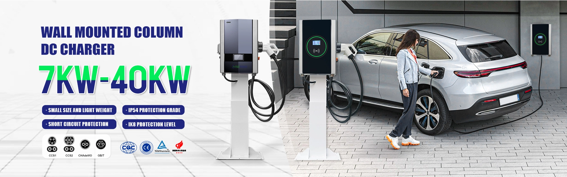 Tragbares bewegliches DC-EV-Ladegerät